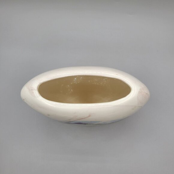 Mt Saint Helens Ashware Vase Orca Whales Puget Sound Cougar Washington Ceramic - Picture 5 of 7